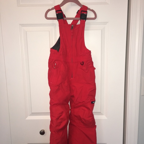 Red Lands End Squall coat and snow pants, Sz 4 - Picture 8 of 8